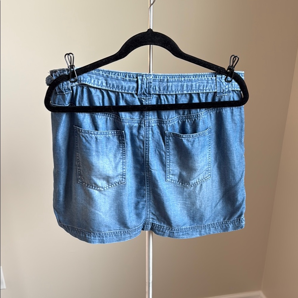Cloth & Stone Blue Denim Skirt - Picture 3 of 3